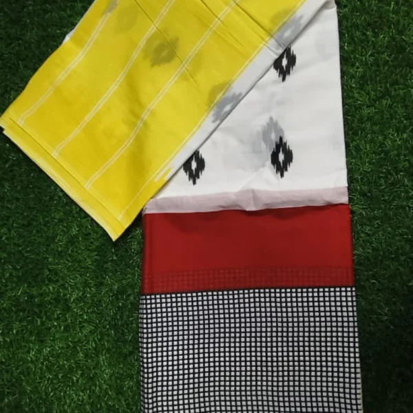 Mul Mul Cotton Saree in Multi colour