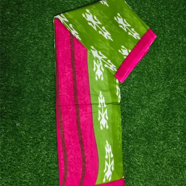 Blossom Contrast – Grace in Green and Pink