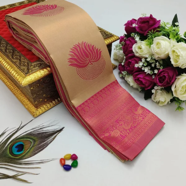Elite Bridal Rapier Fancy Light Weight Silk in Pink