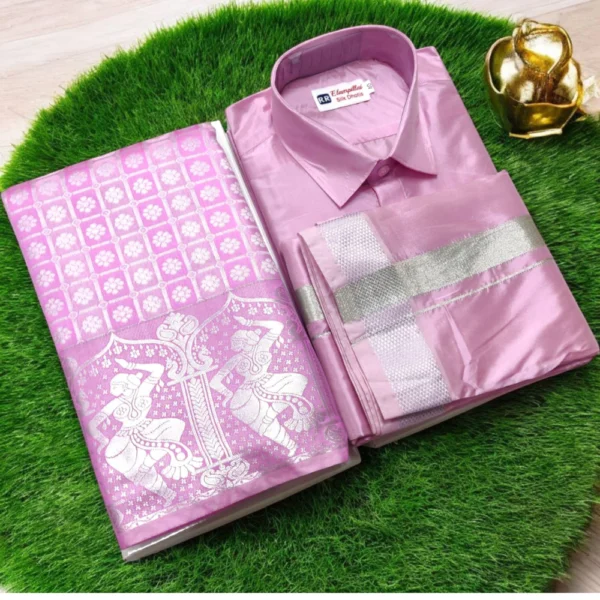 Royal Couple Combo in Pink Colour Premium Ethnic Wear Sets