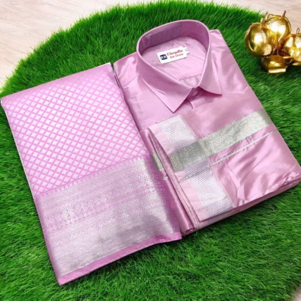 Royal Couple Combo in Pink Colour Premium Ethnic Wear Sets
