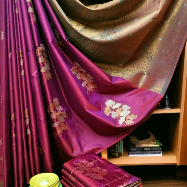 Majestic Magenta – Soft Silk Elegance