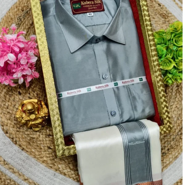 Gray – Premium Ethnic Wear Dothi Sets