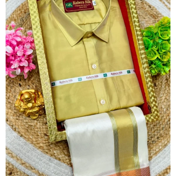 Dark Golden – Premium Ethnic Wear Dothi Sets
