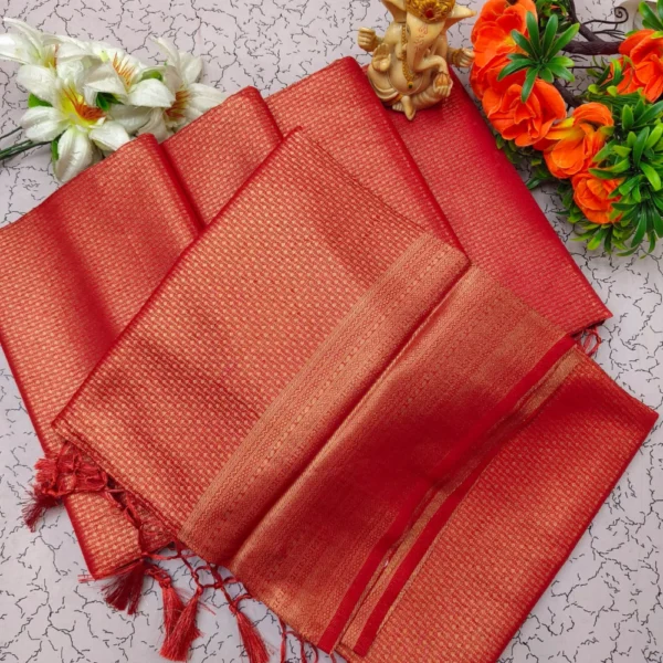 Premium Soft Silk Saree in Red