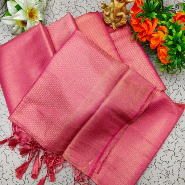 Premium Soft Silk Saree in Pink