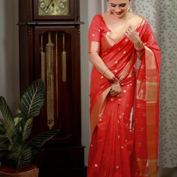 Nayanthara Mam inspired Saree Orange