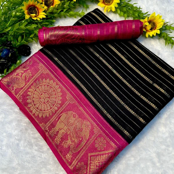 Mysore Silk Saree in Black