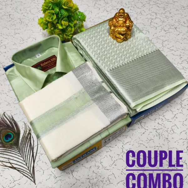 Olive green – Premium Ethnic Wear Couple Combo Sets